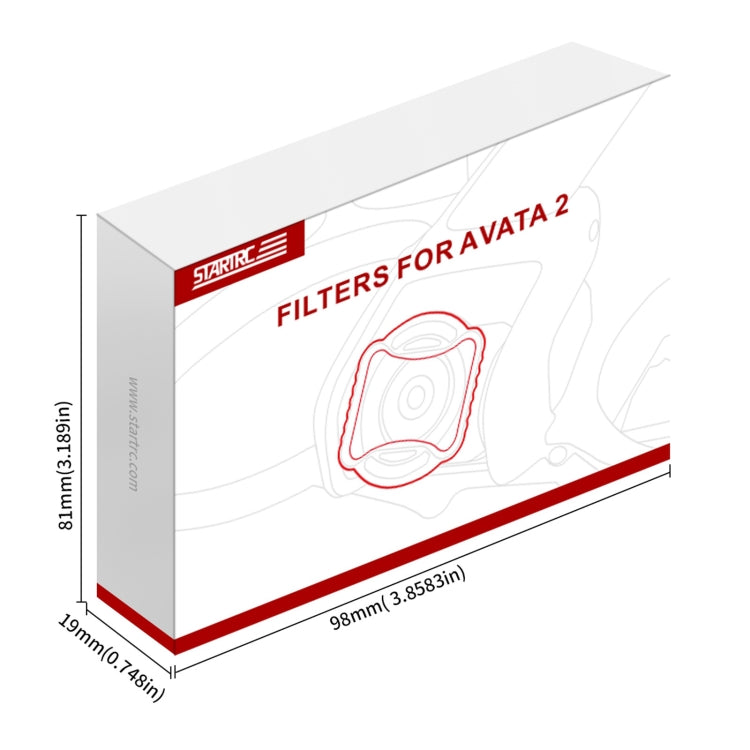 Filtro de lente de dron Para STARTRC, lente: CPL ND8/16/32/64/256 para DJI Avata 2 — imagen 9