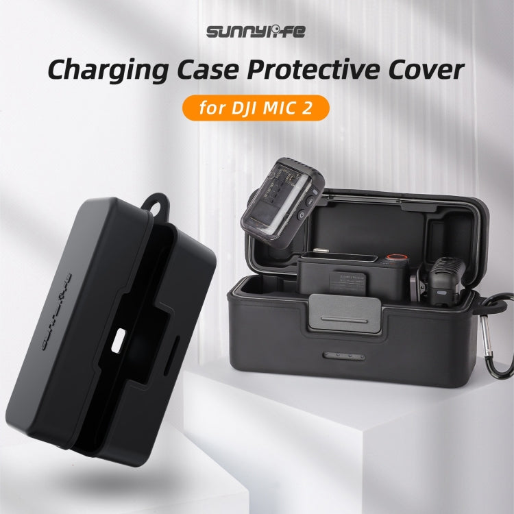 Estuche de carga Sunnylife BHT772 Micrófono inalámbrico Funda protectora suave a prueba de arañazos para DJI Mic 2 (negro) —…