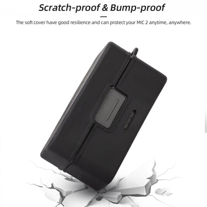 Estuche de carga Sunnylife BHT772 Micrófono inalámbrico Funda protectora suave a prueba de arañazos para DJI Mic 2 (negro) —…