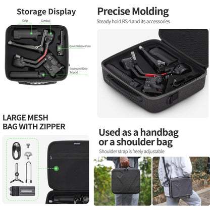 Estuche de almacenamiento Sunnylife Caja estuche para DJI RS 4 (Negro) — imagen 5