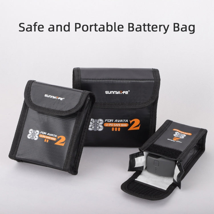 Batería Sunnylife bolsa segura a prueba de explosiones bolsa protectora Li-Po segura para DJI Avata 2 (para baterías de 3 pi…