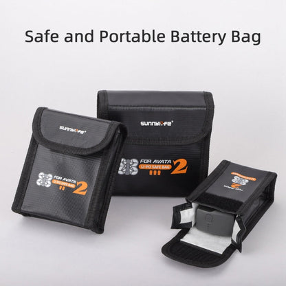 Batería Sunnylife bolsa segura a prueba de explosiones bolsa protectora Li-Po segura para DJI Avata 2 (para baterías de 3 pi…