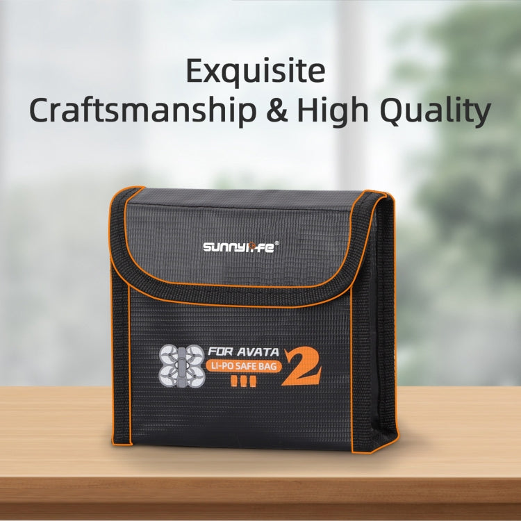 Batería Sunnylife bolsa segura a prueba de explosiones bolsa protectora Li-Po segura para DJI Avata 2 (para batería de 1 pie…
