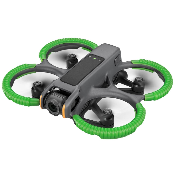 Hélice STARTRC TPU Protective Protector Anti-collision Ring Cubierta para DJI Avata 2 (Fluorescent Green)