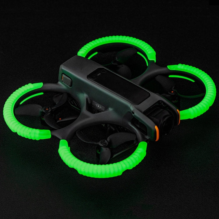 Hélice STARTRC TPU Protective Protector Anti-collision Ring Cubierta para DJI Avata 2 (Fluorescent Green) — imagen 3