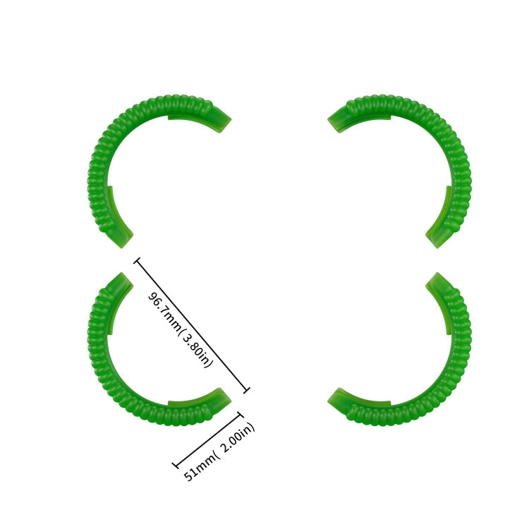 Hélice STARTRC TPU Protective Protector Anti-collision Ring Cubierta para DJI Avata 2 (Fluorescent Green) — imagen 4