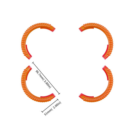 Hélice STARTRC TPU Protective Protector Anti-collision Ring Cubierta para DJI Avata 2 (Fluorescent Orange) — imagen 4
