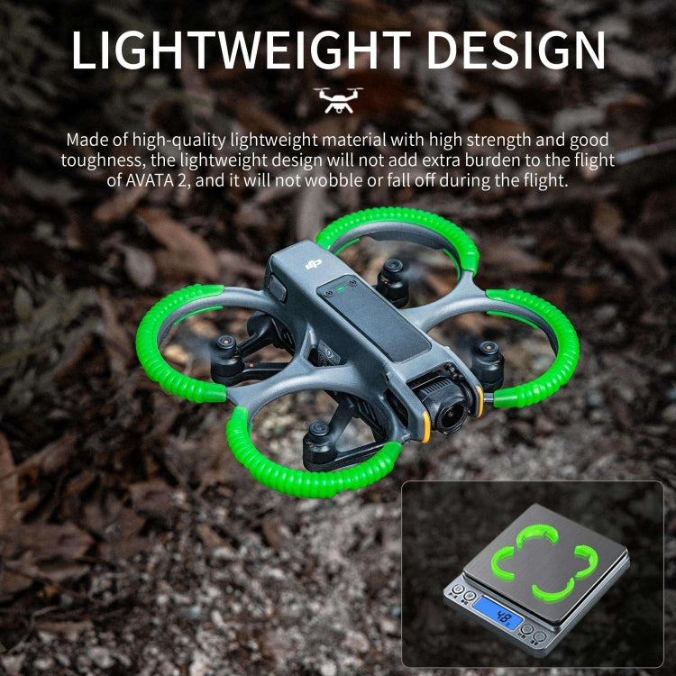 Hélice STARTRC TPU Protective Protector Anti-collision Ring Cubierta para DJI Avata 2 (Fluorescent Orange) — imagen 9