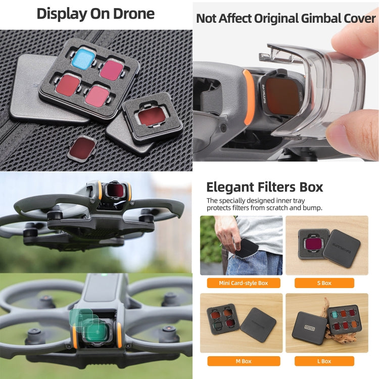 Filtro de lente de cámara Para Sunnylife, filtro: ND8 para DJI Avata 2 — imagen 7