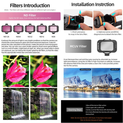 Filtro de lente de cámara Para Sunnylife, filtro: ND128 para DJI Avata 2 — imagen 8