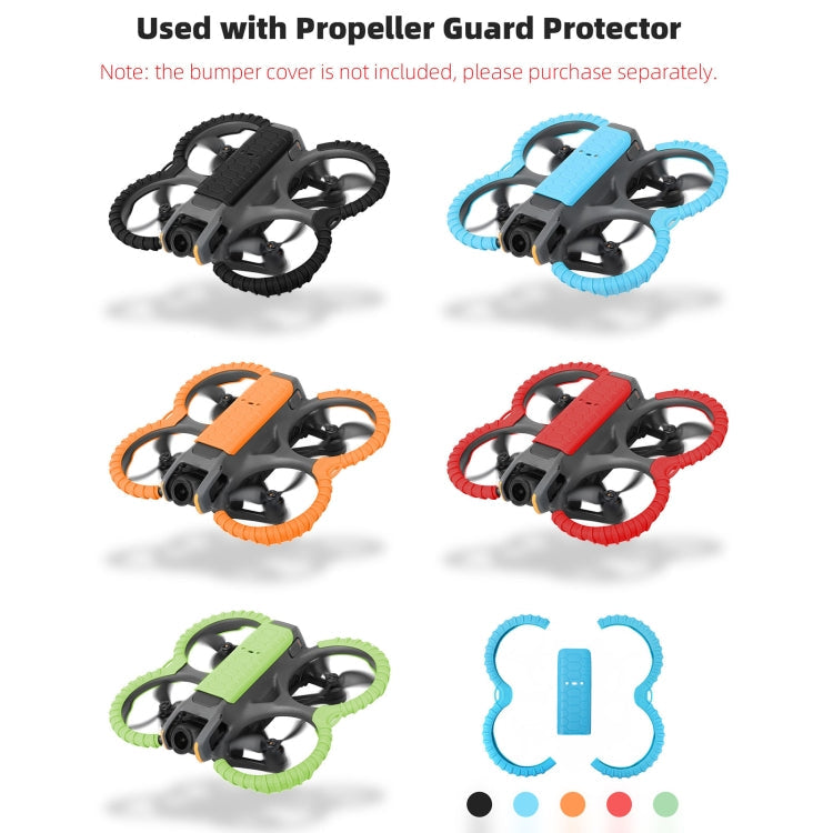 Cubierta protectora anticolisión para dron Sunnylife para DJI Avata 2 (roja) — imagen 5