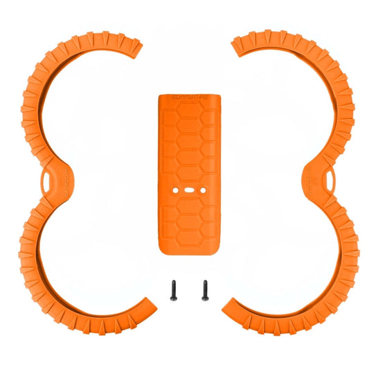 Kit de estuche Sunnylife Dron combinado de cubierta protectora anticolisión para DJI Avata 2 (naranja)