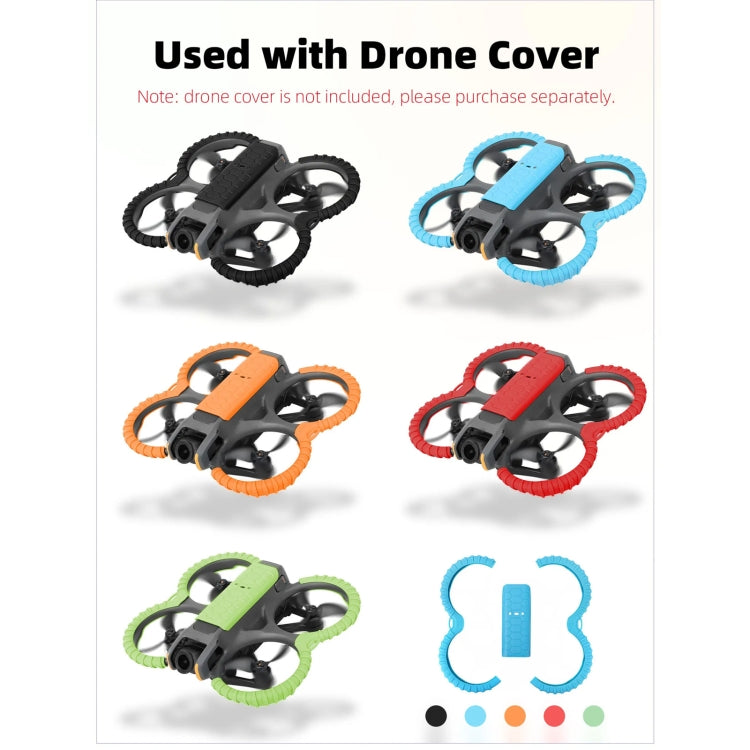 Kit de estuche Sunnylife Dron combinado de cubierta protectora anticolisión para DJI Avata 2 (naranja) — imagen 5