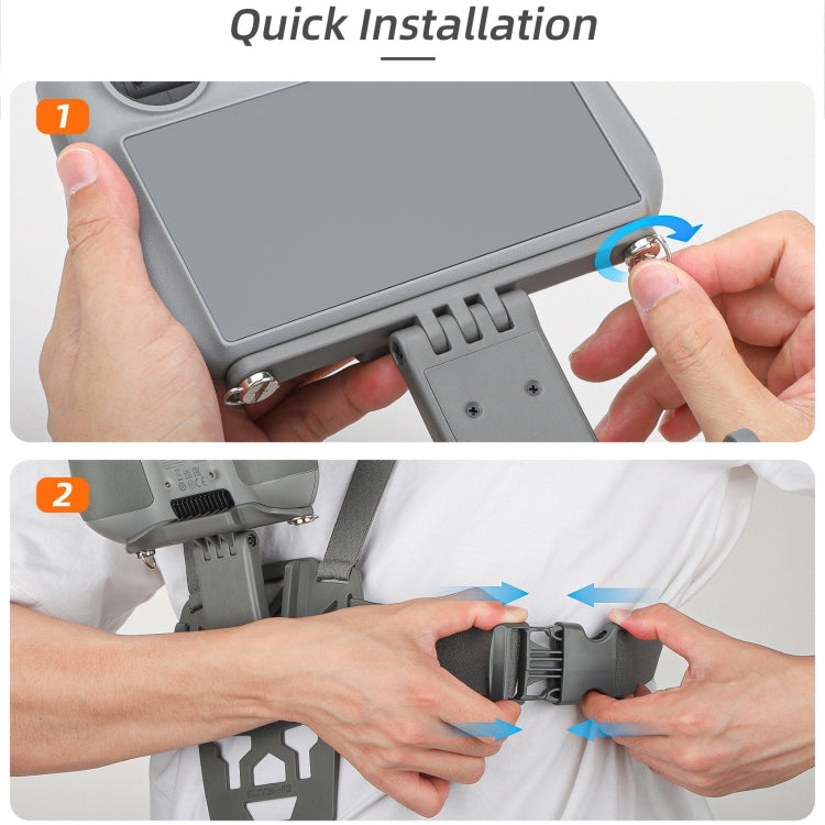 Soporte de cintura RC 2/1 Sunnylife Control remoto Correa para el pecho (gris) — imagen 12