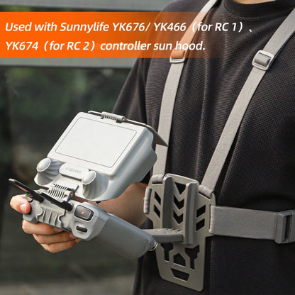 Soporte de cintura RC 2/1 Sunnylife Control remoto Correa para el pecho (gris) — imagen 7