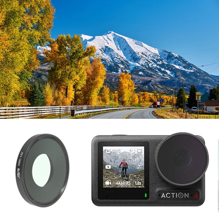 Filtro de lente de cámara con rosca JUNESTAR, filtro: MCUV para DJI Osmo Action 4