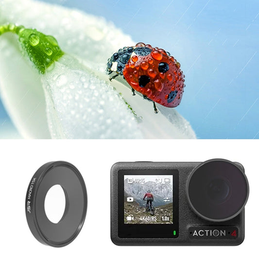 Filtro de lente de cámara Para con rosca JUNESTAR, Filtro: Macro 15X para DJI Osmo Action 4