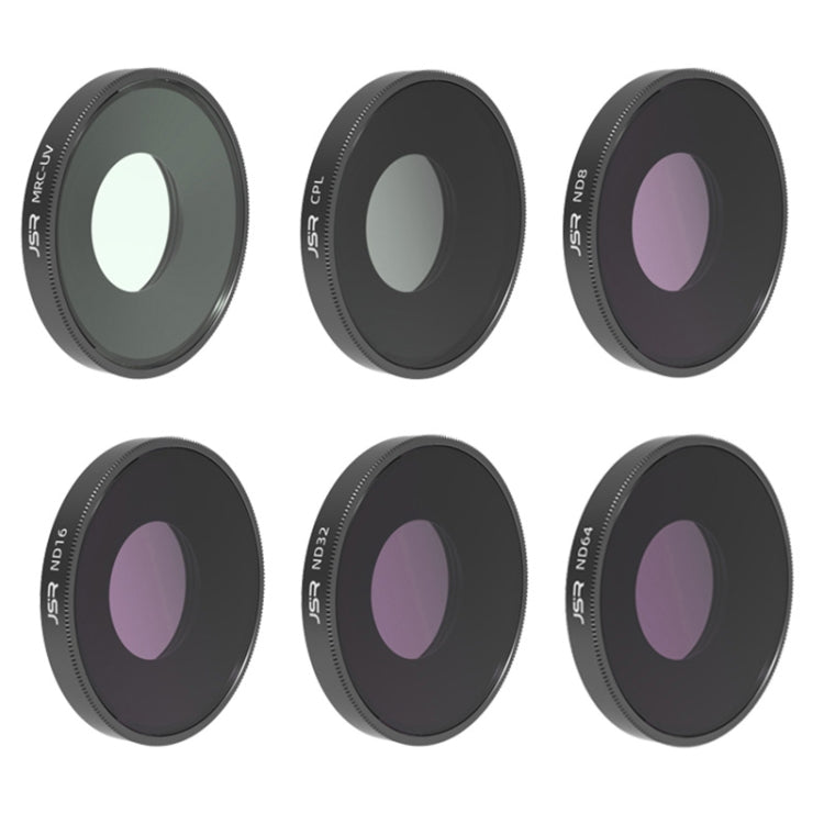 Filtro de lente de cámara Para roscado JUNESTAR, filtro: 6 en 1 ND8-64 UV CPL para DJI Osmo Action 4