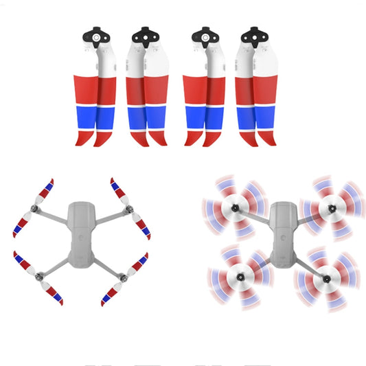 2 pares Sunnylife 7238F-3C para DJI Mavic Air 2 (rojo, azul, blanco)
