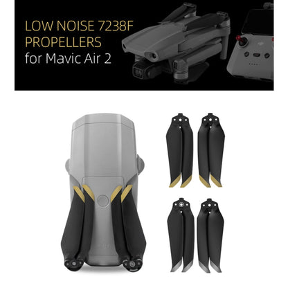 1 par Sunnylife 7238F-1 para DJI Mavic Air 2 (dorado) — imagen 7