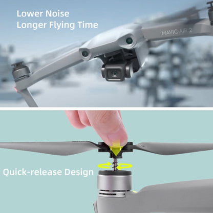 1 par Sunnylife 7238F-1 para DJI Mavic Air 2 (dorado) — imagen 8