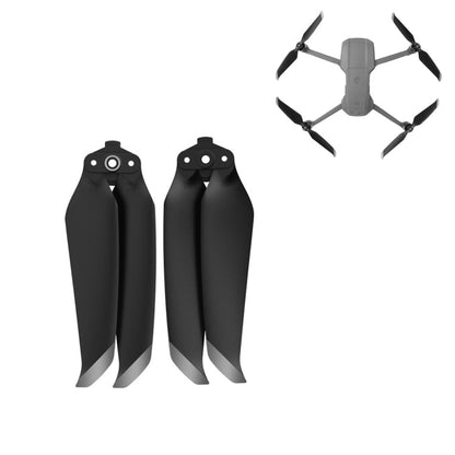 Hélices de liberación 1 par Sunnylife 7238F-1 para rápida de bajo ruido para DJI Mavic Air 2 (plateado)