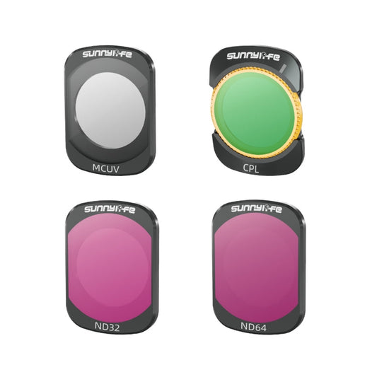 Filtro de lente para cámara Sunnylife, filtro: 4 en 1 UV CPL ND32 ND64 para DJI Osmo Pocket 3 — imagen 2