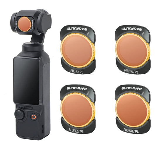 Filtro de lente para cámara Sunnylife, filtro: 4 en 1 ND8-64PL para DJI Osmo Pocket 3