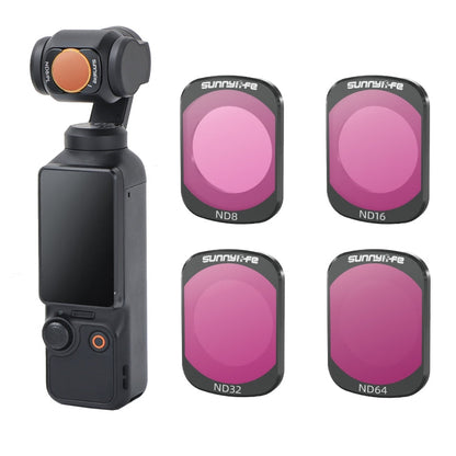 Filtro de lente para cámara Sunnylife, filtro: 4 en 1 ND8-64 para DJI Osmo Pocket 3
