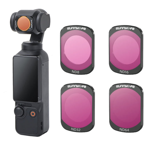 Filtro de lente para cámara Sunnylife, filtro: 4 en 1 ND8-64 para DJI Osmo Pocket 3