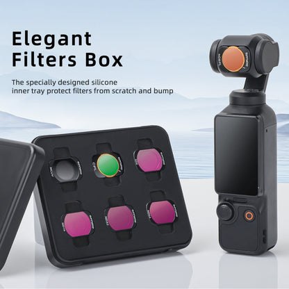 Filtro de lente para cámara Sunnylife, filtro: 4 en 1 ND8-64PL para DJI Osmo Pocket 3 — imagen 6