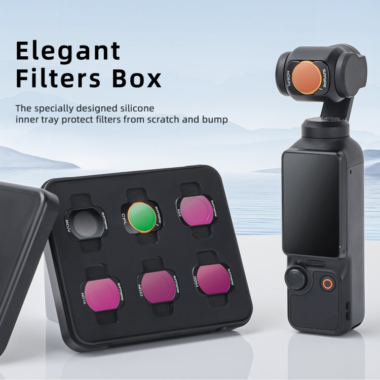 Filtro de lente para cámara Sunnylife, filtro: ND64PL para DJI Osmo Pocket 3 — imagen 6