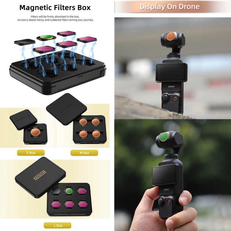 Filtro de lente para cámara Sunnylife, filtro ND64 para DJI Osmo Pocket 3 — imagen 7