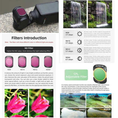 Filtro de lente para cámara Sunnylife, filtro ND32 para DJI Osmo Pocket 3 — imagen 8