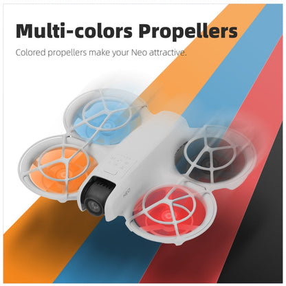 Hélice de 3 palas de color para dron Sunnylife 2016S, cantidad: 2 pares para DJI Neo (naranja) — imagen 3
