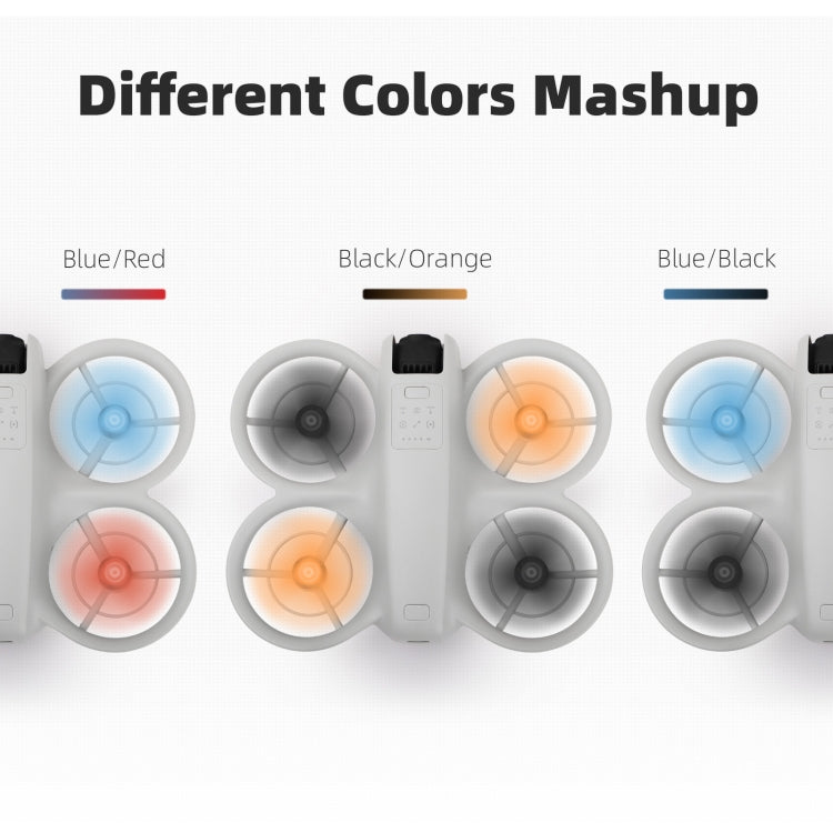 Hélice de 3 palas de color para dron Sunnylife 2016S, cantidad: 2 pares para DJI Neo (azul) — imagen 4