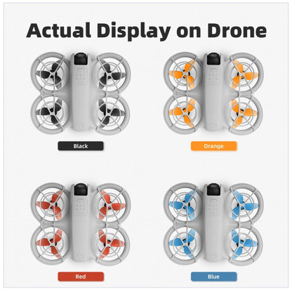 Hélice de 3 palas de color para dron Sunnylife 2016S, cantidad: 2 pares para DJI Neo (azul) — imagen 6