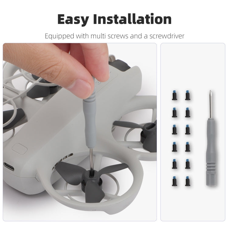 Hélice de 3 palas de color para dron Sunnylife 2016S, cantidad: 2 pares para DJI Neo (rojo) — imagen 7