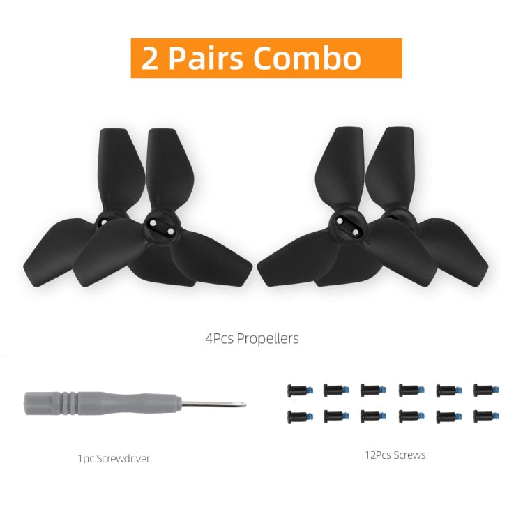 Hélice de 3 palas de color para dron Sunnylife 2016S, cantidad: 2 pares para DJI Neo (rojo) — imagen 9