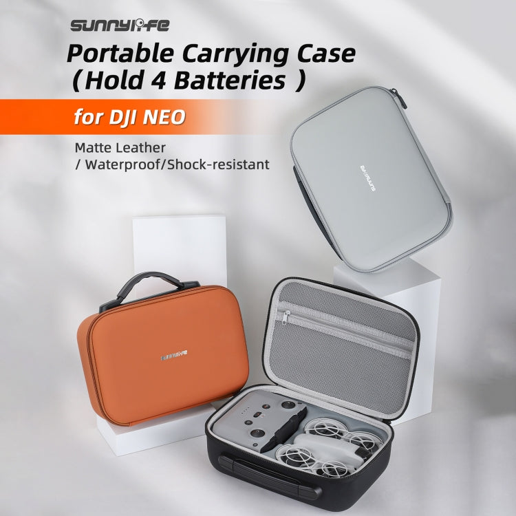Estuche de almacenamiento para kit de baterías para dron Sunnylife para DJI Neo (naranja) — imagen 2