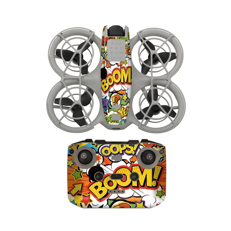 Adhesivo protector para el control remoto del cuerpo del dron para DJI Neo (graffiti)