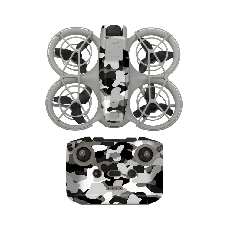 Adhesivo protector para el control remoto del cuerpo del dron para DJI Neo (camuflaje oscuro)