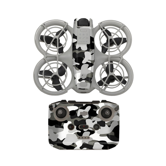 Adhesivo protector para el control remoto del cuerpo del dron para DJI Neo (camuflaje oscuro)