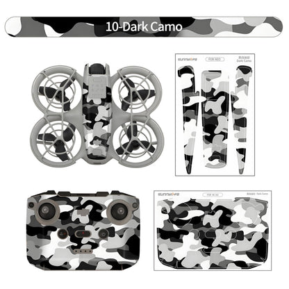 Adhesivo protector para el control remoto del cuerpo del dron para DJI Neo (camuflaje oscuro) — imagen 3