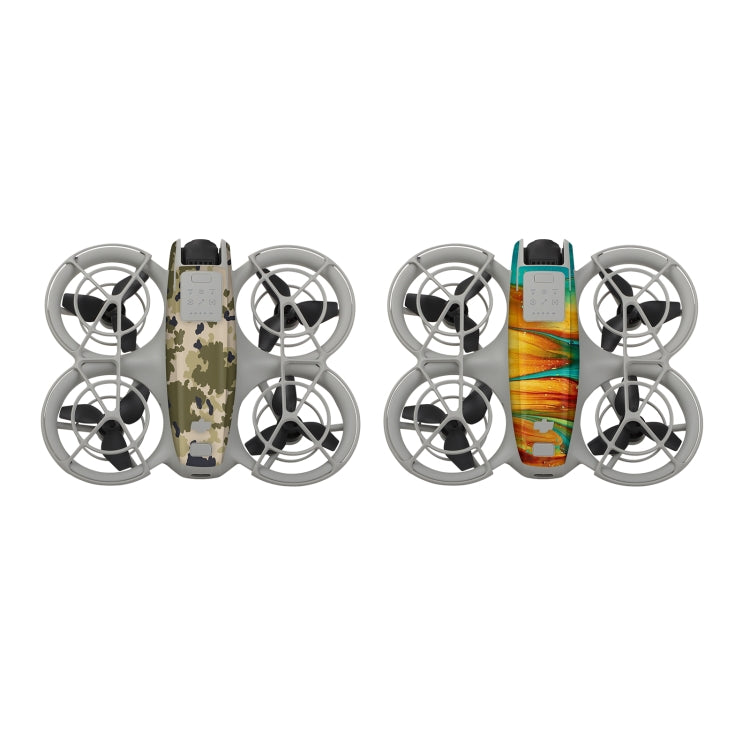 Pegatinas Combo de 2 protectoras para el cuerpo del dron para DJI Neo (camuflaje desértico + pintura)