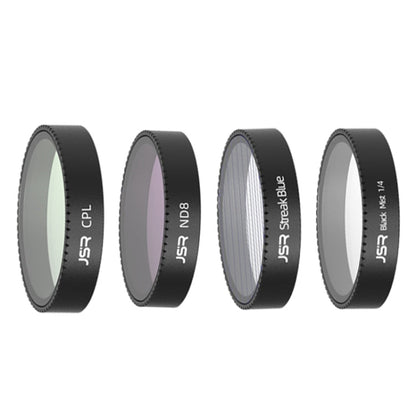 Filtro de lente para dron JSR KB Serie, filtro: 4 en 1 CPL ND8, niebla negra cepillada para DJI Neo