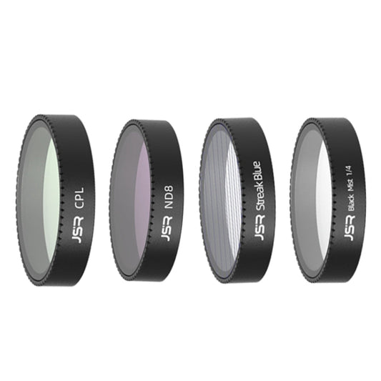 Filtro de lente para dron JSR KB Serie, filtro: 4 en 1 CPL ND8, niebla negra cepillada para DJI Neo