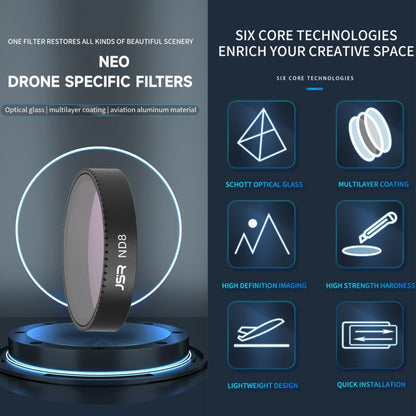 Filtro de lente para dron JSR KB Serie, filtro: ND64 para DJI Neo — imagen 2