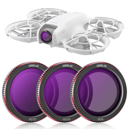 Filtro de lente para dron STARTRC, lente: 3 en 1 ND8/16/32 para DJI Neo