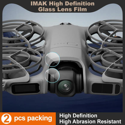 Juego de película 2, 2 unidades/ para lente de cámara trasera de cristal IMAK HD para DJI Neo — imagen 3